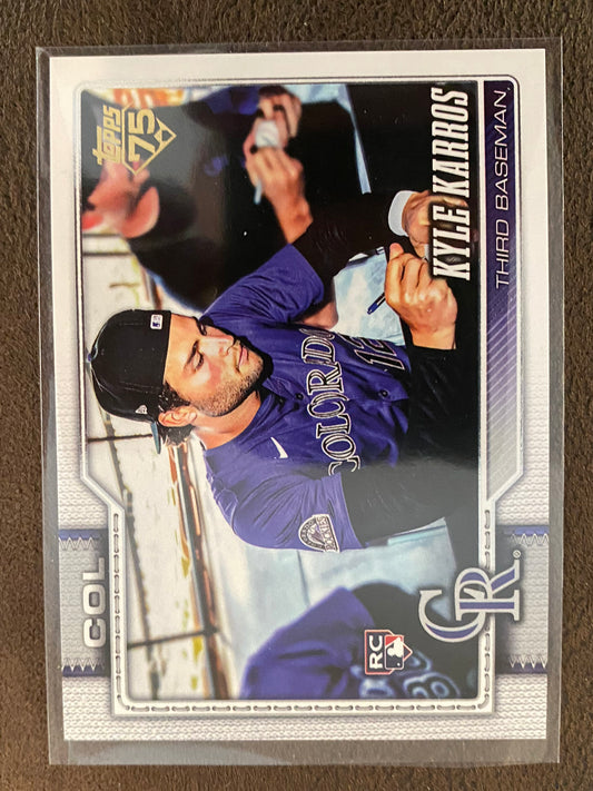 Kyle Karros - 2026 Topps Series 1 - Golden Mirror SSP - Rockies