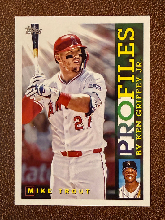 Mike Trout - 2026 Topps Series 1 - Profiles Insert - Angels