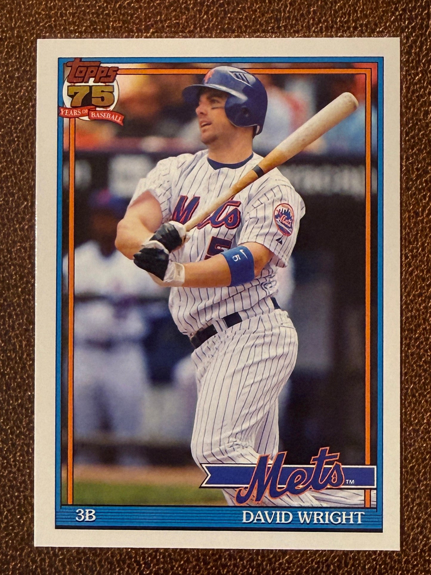 David Wright - 2026 Topps Series 1 - 1991 Insert - Mets