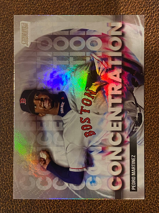 Pedro Martinez - 2025 Topps Stadium Club - Concentration Insert - Red Sox