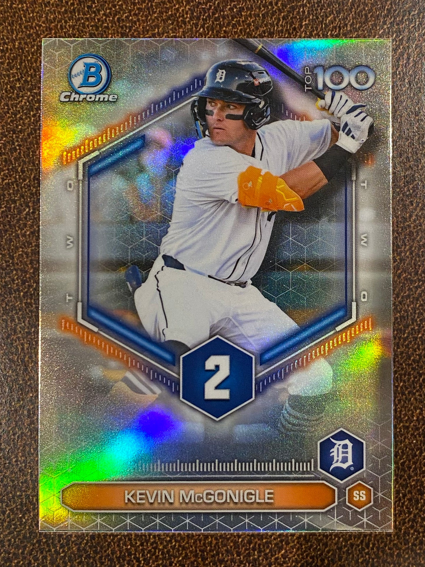 Kevin McGonigle - 2026 Bowman - Scouts Top 100 Insert - Tigers