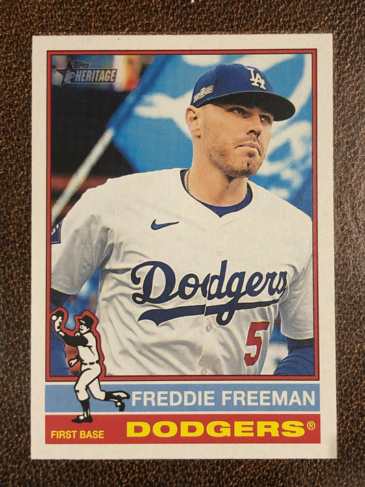 Freddie Freeman - 2025 Topps Heritage - Base - Dodgers