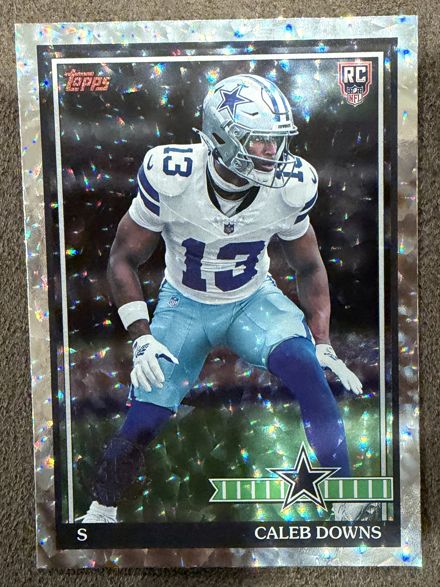 Caleb Downs - 2026 Topps Flagship - 1991 Crackle - Cowboys