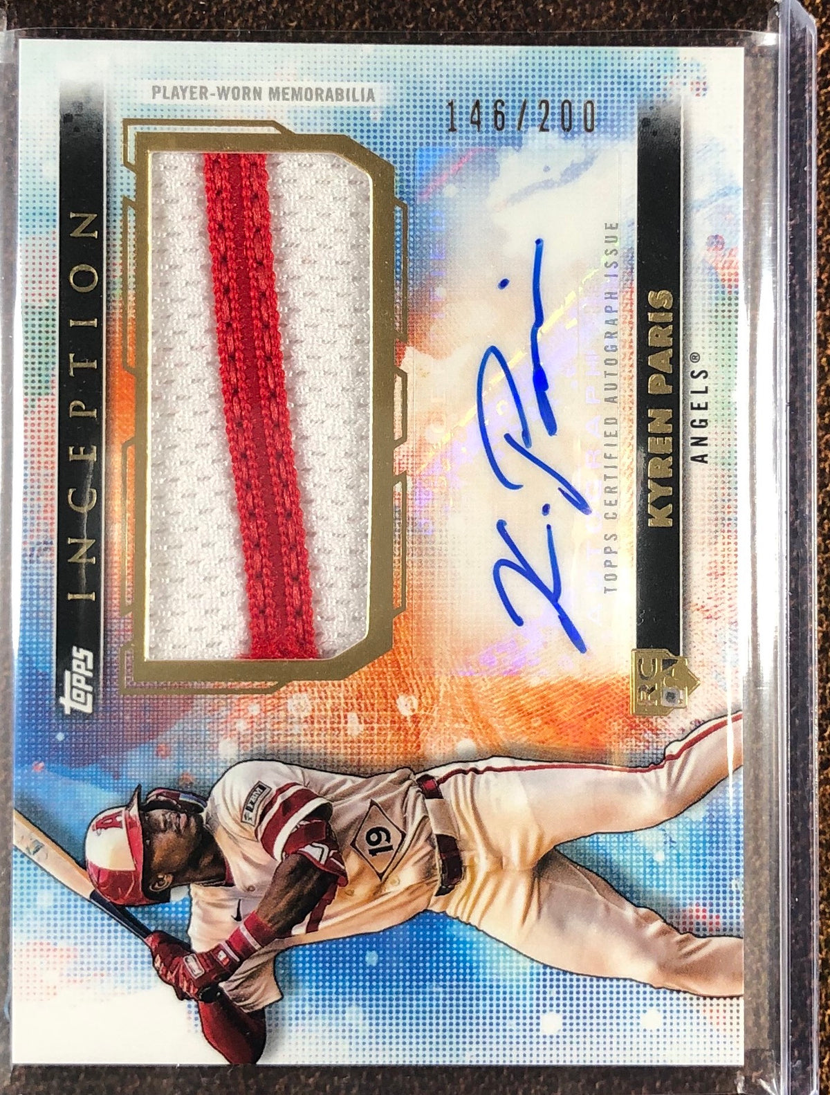 Kyren Paris - 2024 Topps Inception - Patch AUTO /200 - Angels