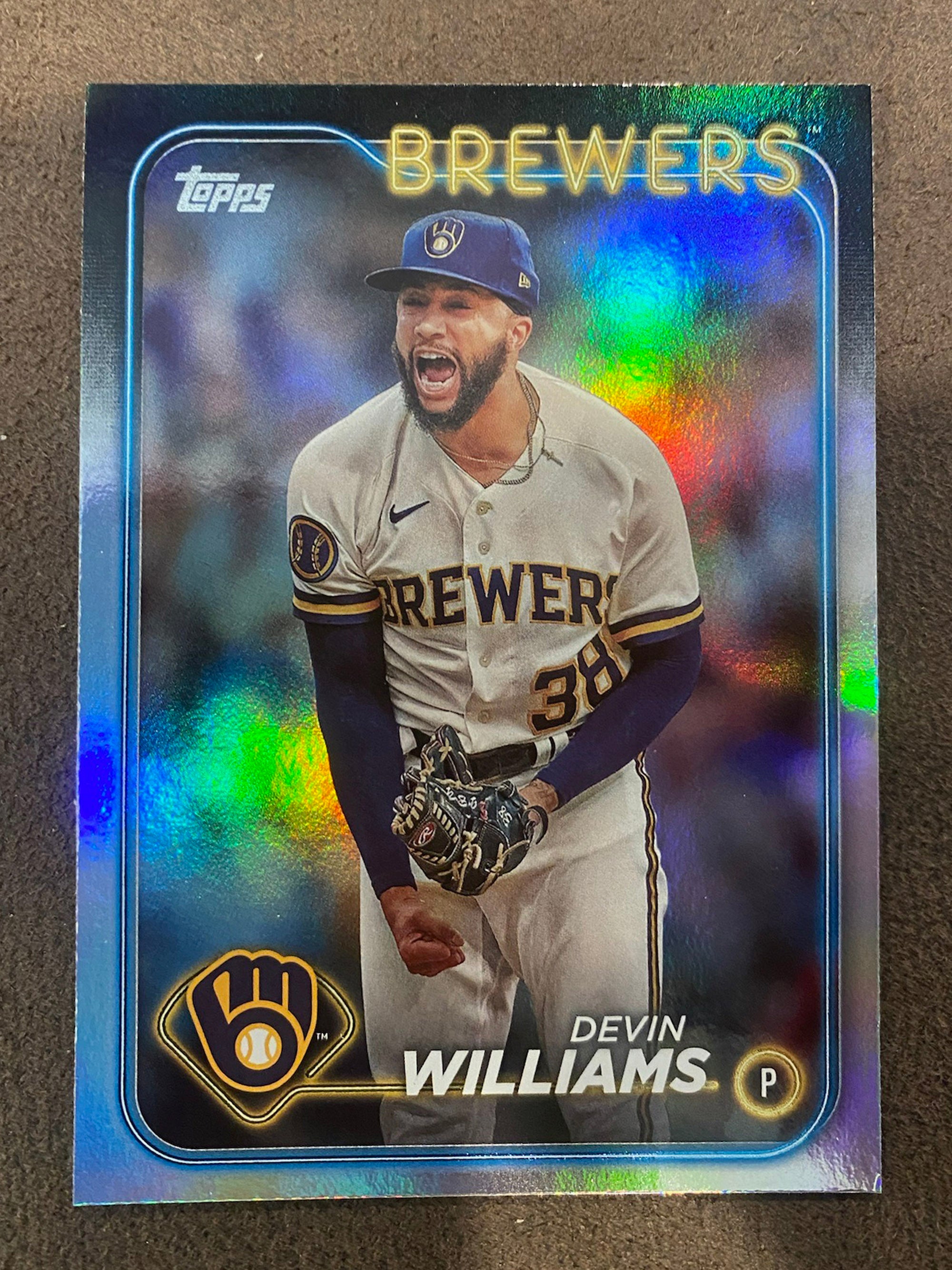 Devin Williams - 2024 Topps Series 1 - Rainbow Foil - Brewers – Western ...