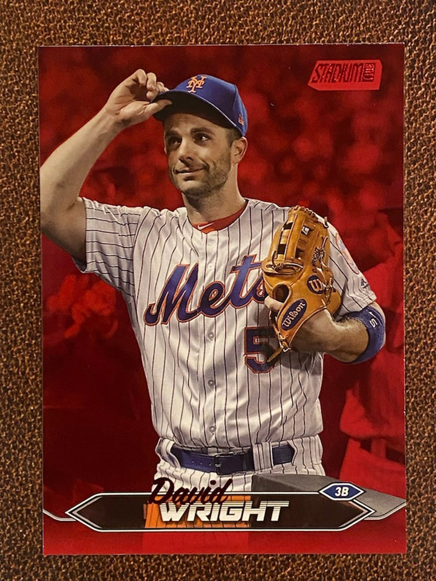 David Wright - 2024 Topps Stadium Club - Red Foil - Mets