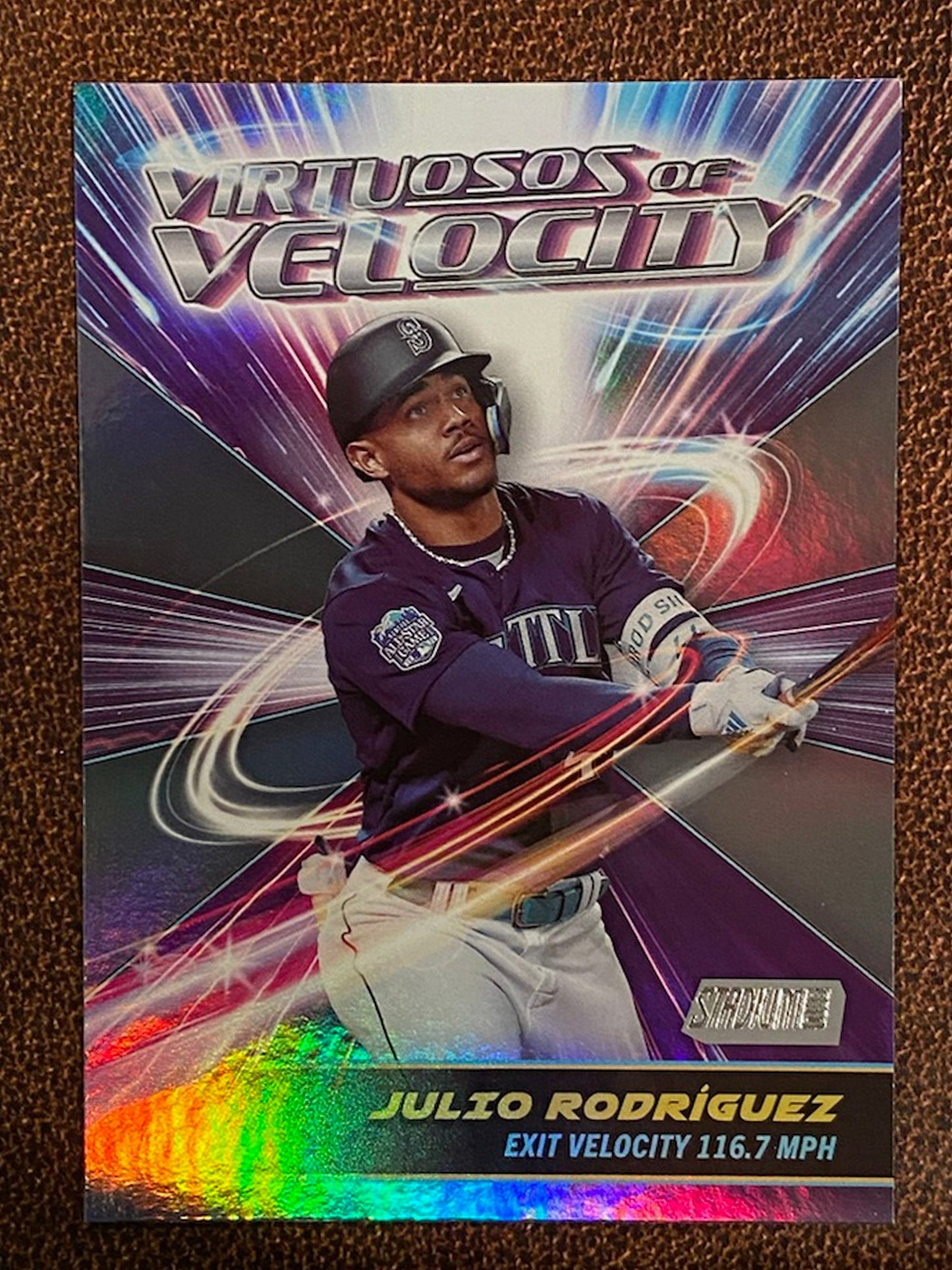 Julio Rodriguez - 2024 Topps Stadium Club - Virtuosos of Velocity - Mariners