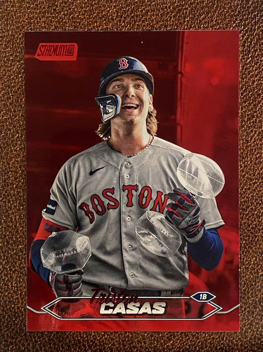 Triston Casas - 2024 Topps Stadium Club - Red Foil - Red Sox