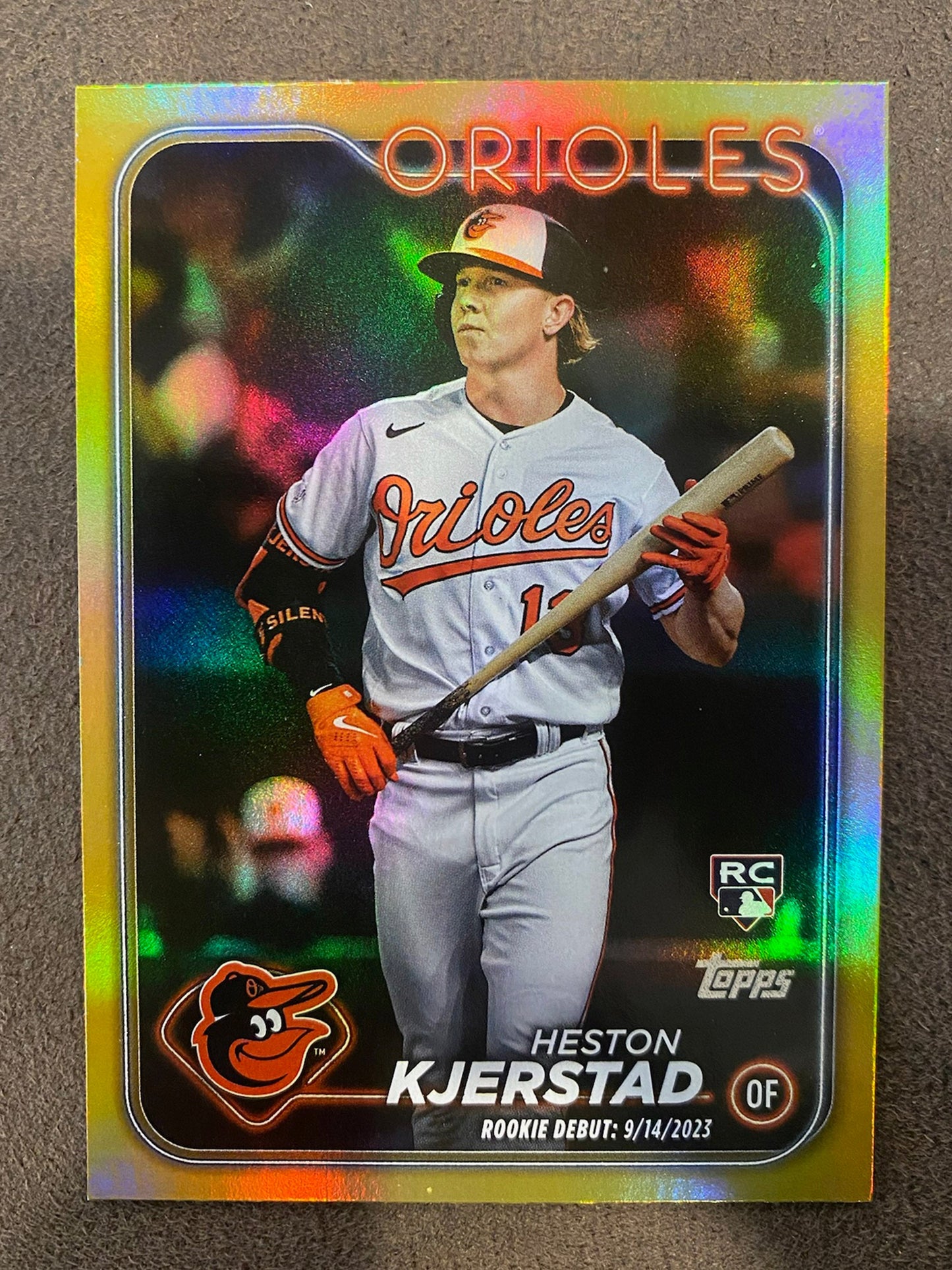 Heston Kjerstad -  2024 Topps Update - Gold Foil - Orioles