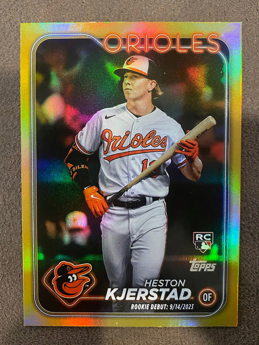 Heston Kjerstad -  2024 Topps Update - Gold Foil - Orioles