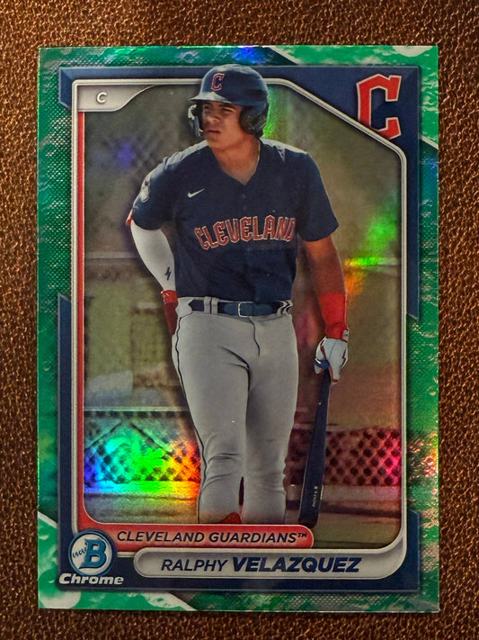 Ralphy Velazquez - 2024 Bowman - Chrome Lunar Glow - Guardians