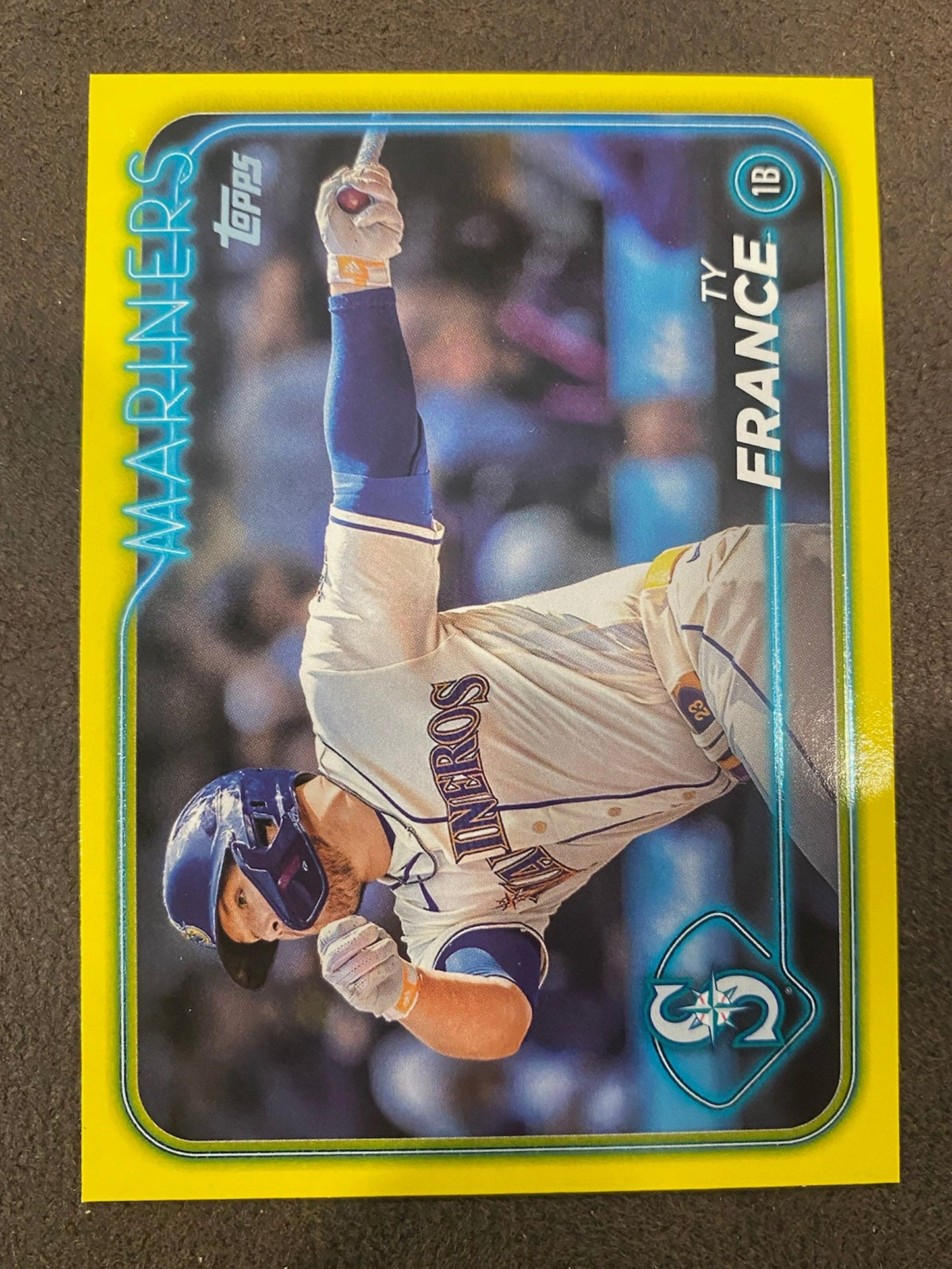 Ty France - 2024 Topps Series 2 - Yellow Parallels - Mariners