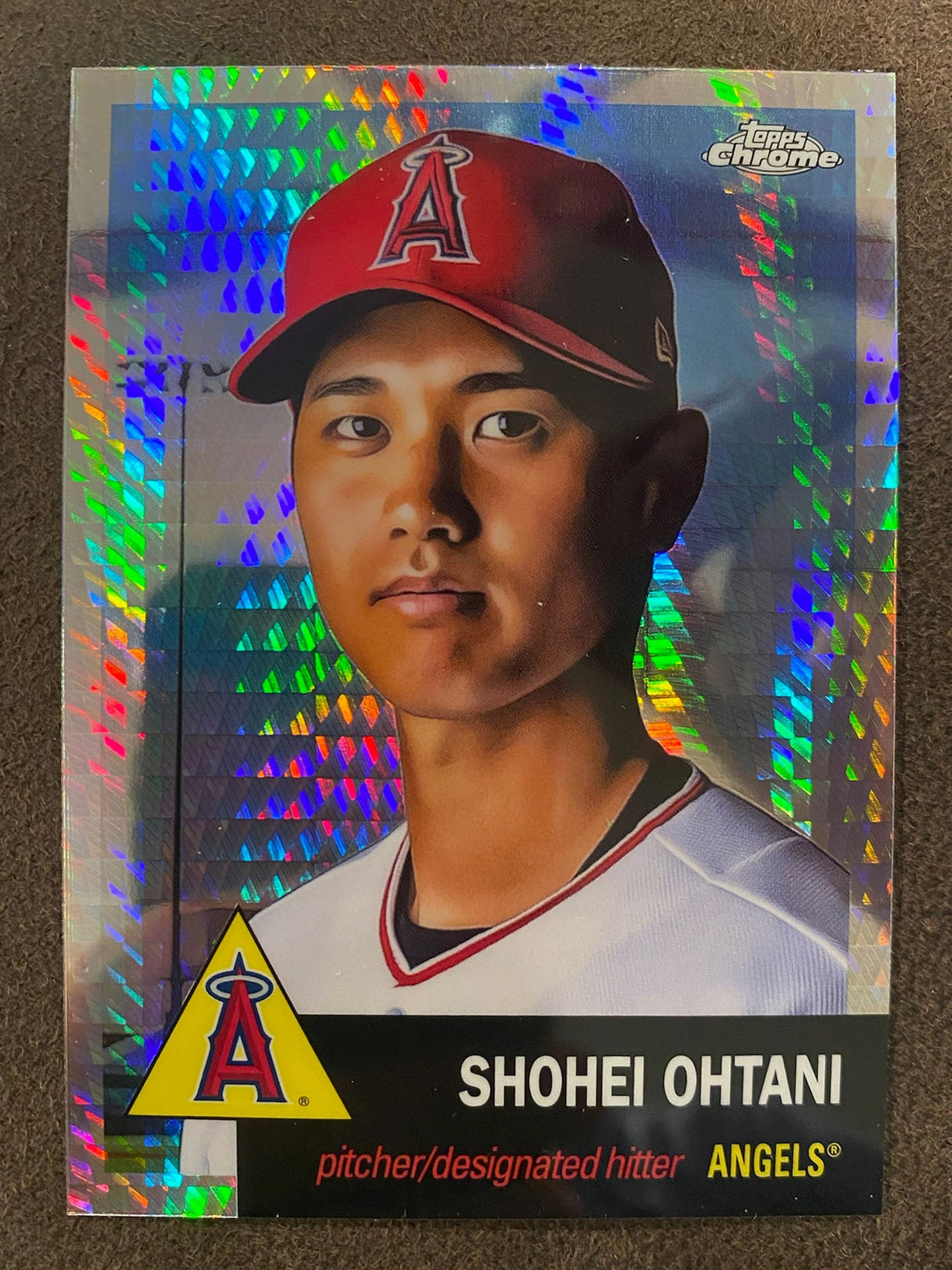 Shohei Ohtani - 2022 Topps Chrome Platinum Anniversary - Prism Refractor - Dodgers