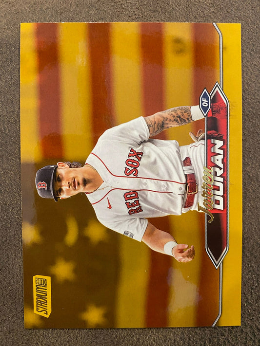 Jarren Duran - 2024 Topps Stadium Club - Gold Foil - Red Sox