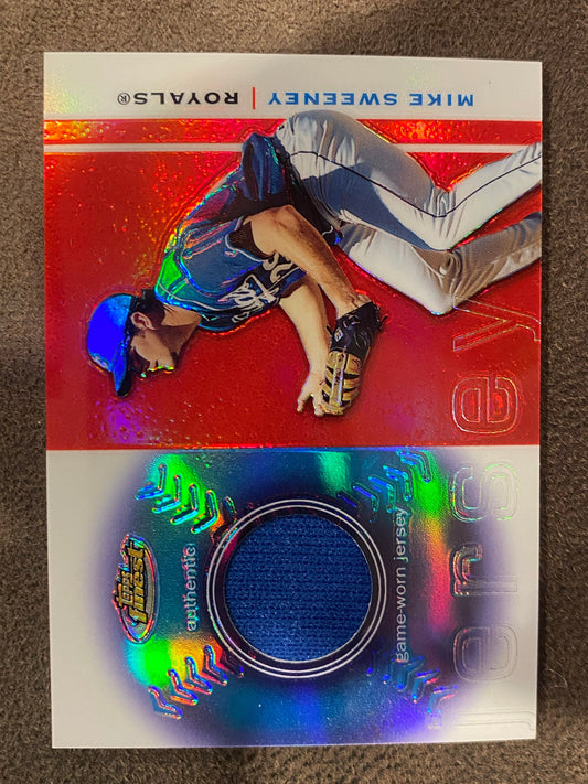 Mike Sweeney - 2003 Topps Finest - Game-Worn Jersey RELIC - Royals
