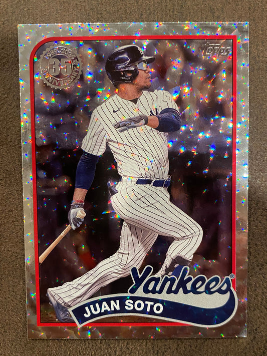 Juan Soto - 2024 Topps Series 2 - 1989 Silver Foilboards - Yankees
