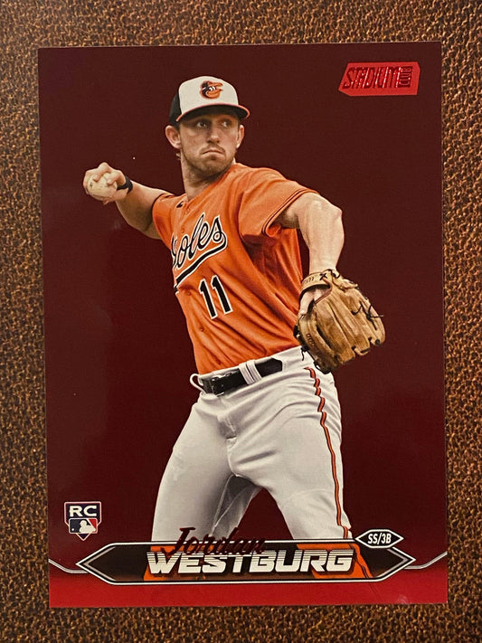 Jordan Westburg - 2024 Topps Stadium Club - Red Foil - Orioles
