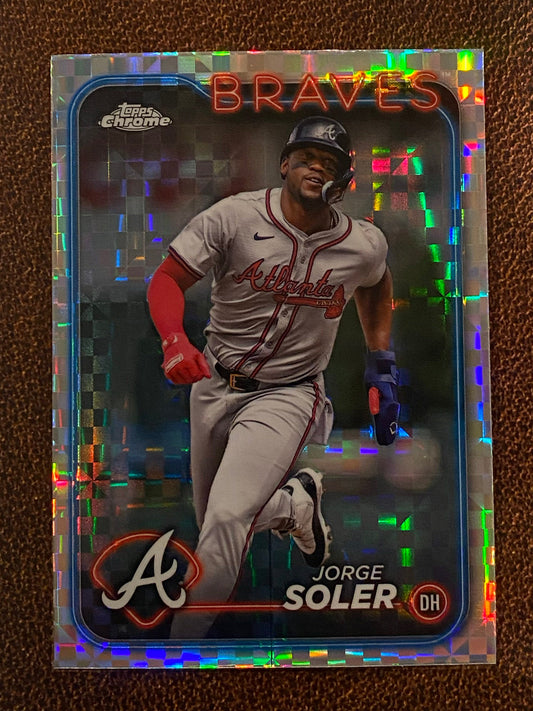 Jorge Soler - 2024 Topps Chrome Update - XFractor - Braves