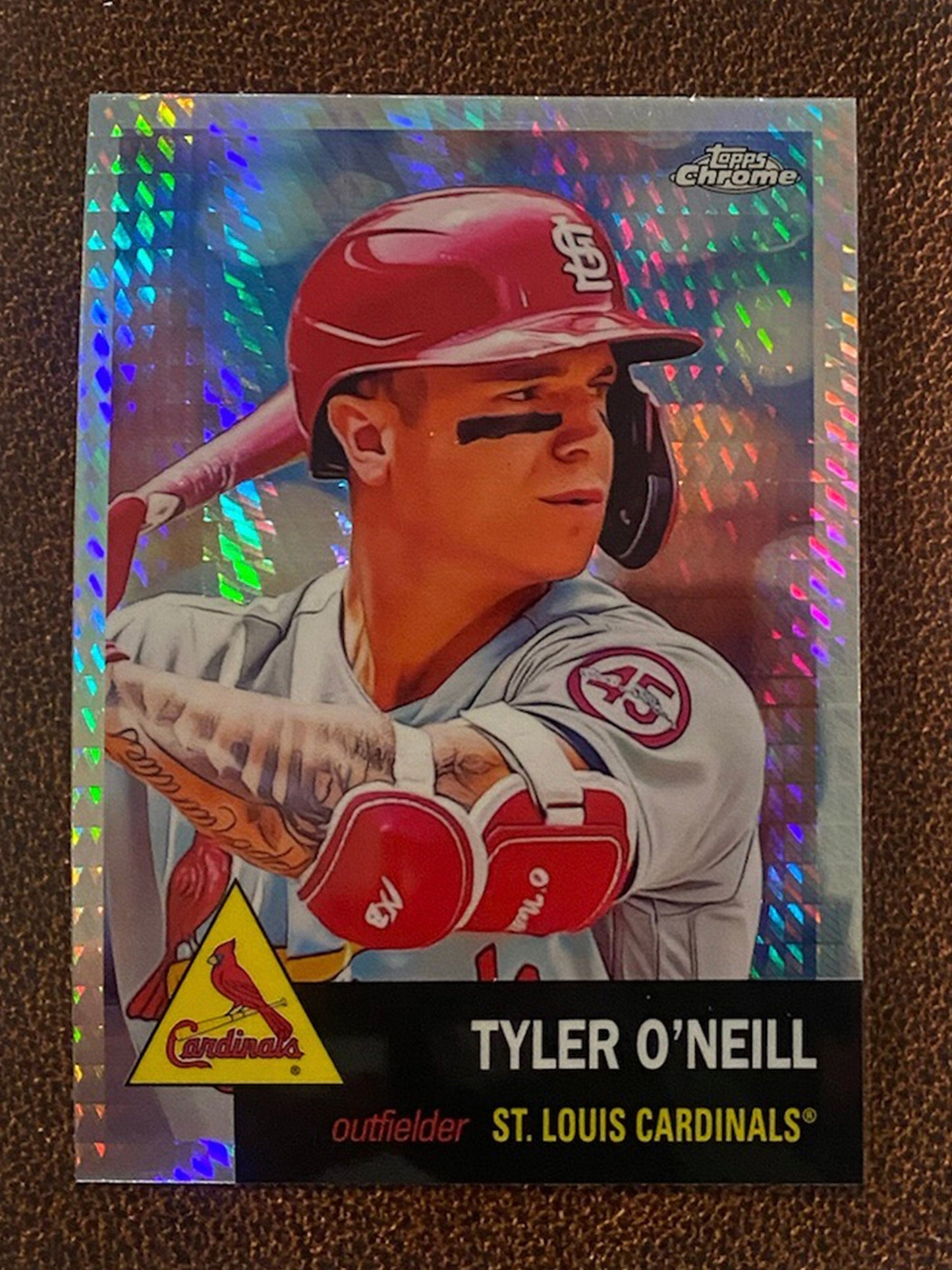 Tyler O'Neill - 2022 Topps Chrome Platinum Anniversary - Prism Refractor - Cardinals