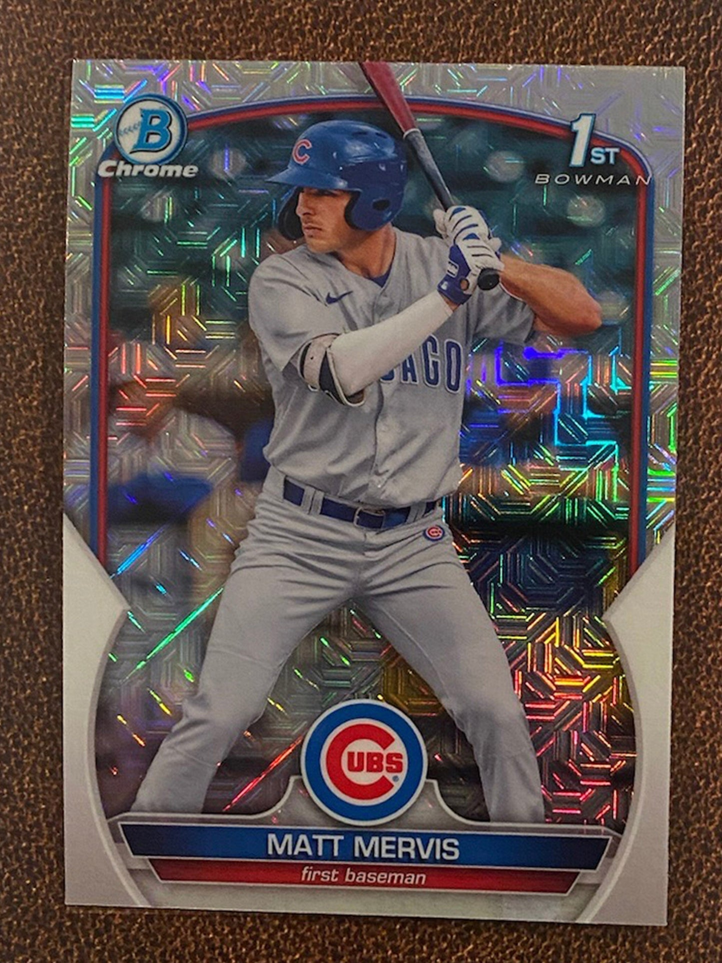 Matt Mervis - 2023 Bowman - Mega Box Mojo Refractor - Cubs