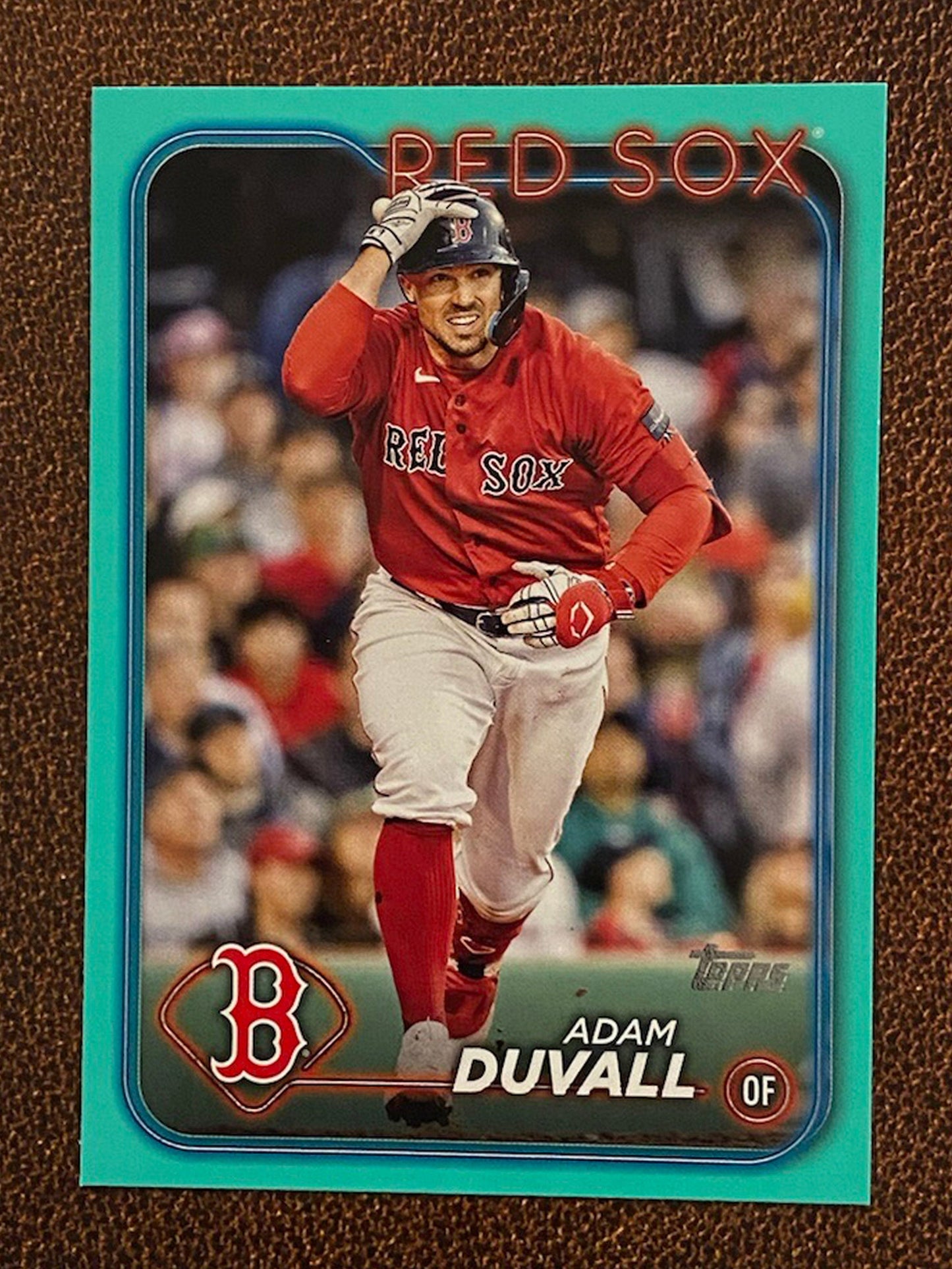 Adam Duvall - 2024 Topps Series 2 - Aqua Parallel - Red Sox