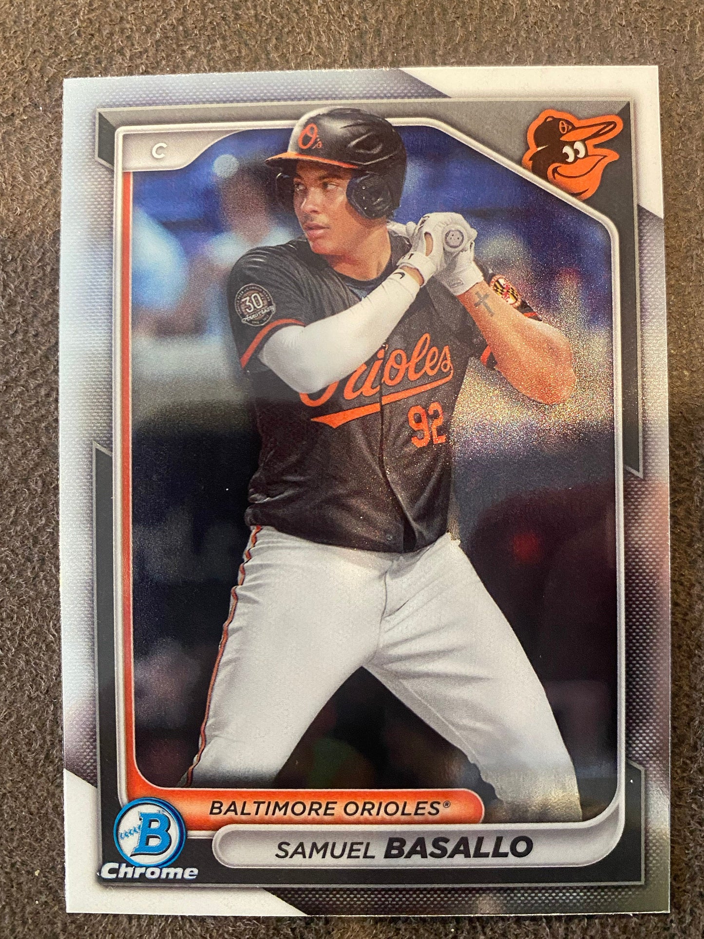 Samuel Basallo - 2024 Bowman - Chrome prospect - Orioles