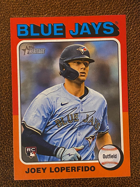 Joey Loperfido - 2024 Topps Heritage High Number - Short Print (#709) - Blue Jays
