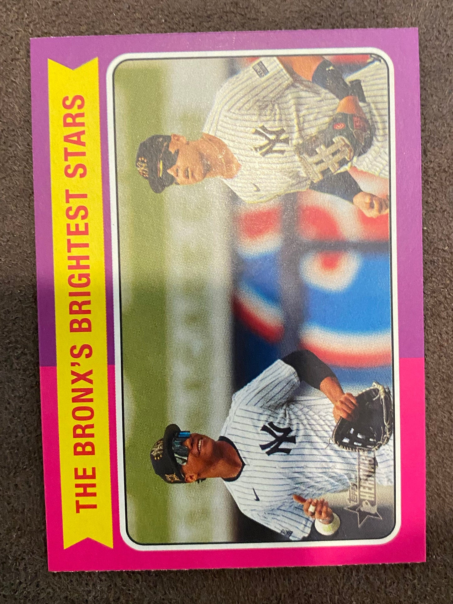 Juan Soto / Aaron Judge - 2024 Topps Heritage High Number - Combo Card - Yankees
