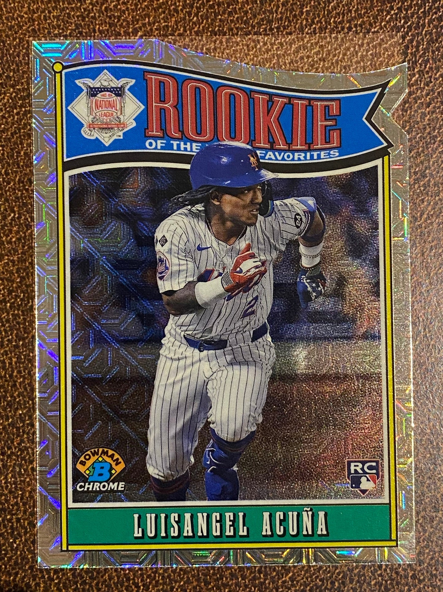 Luisangel Acuna - 2025 Bowman - Rookie of the Year Mojo Refractor - Mets