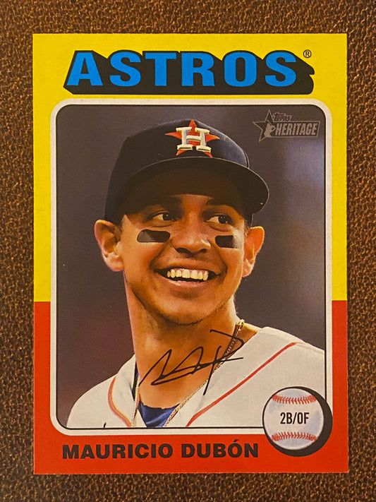 Mauricio Dubon - 2024 Topps Heritage - Low Number Short Prints - Astros
