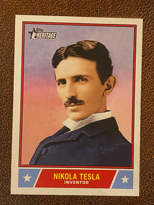 Nikola Tesla - 2025 Topps Heritage - Notable Americans (NS-65)