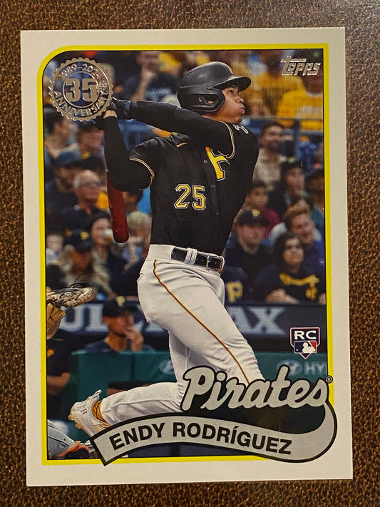 Endy Rodriguez - 2024 Topps Series1 - 1989 Inserts - Pirates