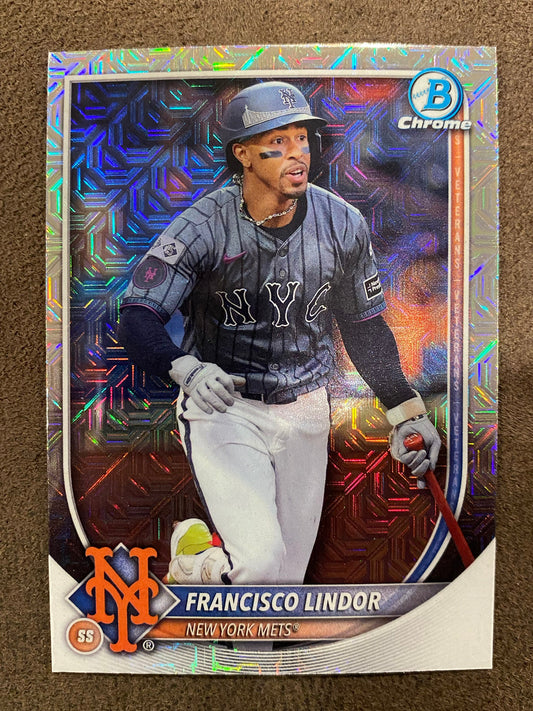Franciso Lindor - 2025 Bowman - Mojo - Mets