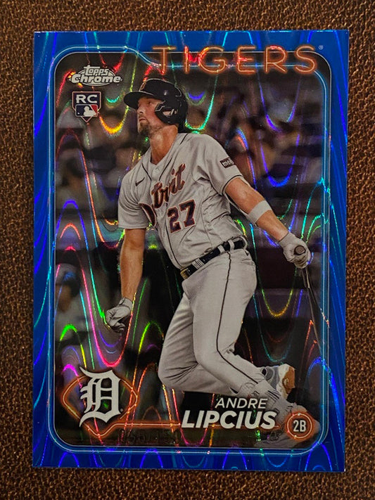 Andre Lipcius - 2024 Topps Chrome - Rookie Purple /275 - Tigers