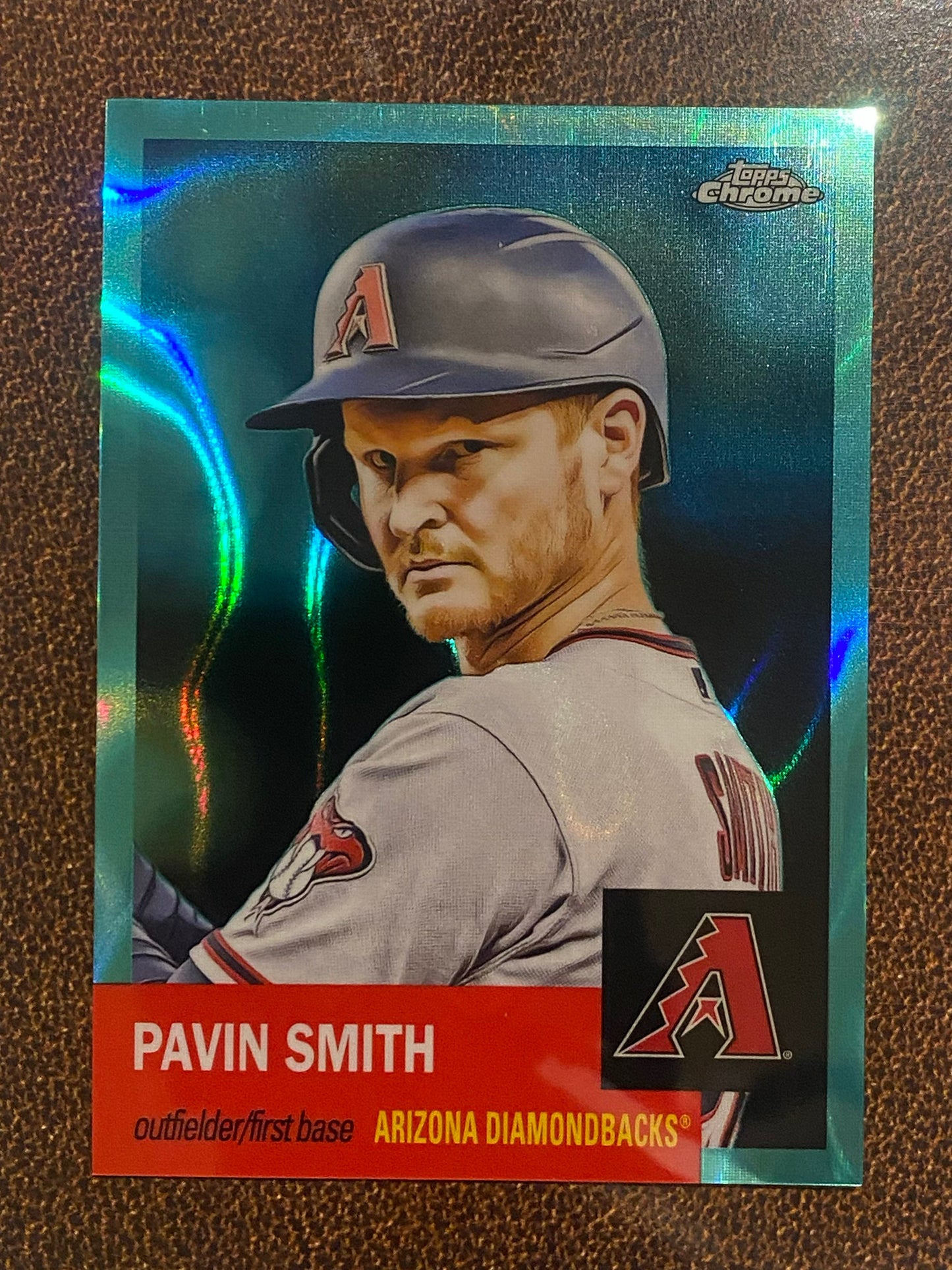 Pavin Smith - 2022 Topps Chrome Platinum Anniversary - Aqua Raywave /299 - Diamondbacks