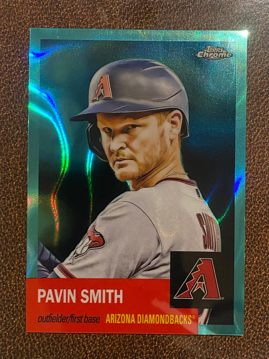 Pavin Smith - 2022 Topps Chrome Platinum Anniversary - Aqua Raywave /299 - Diamondbacks