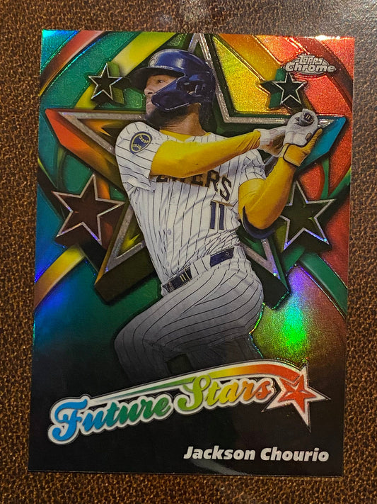 Jackson Chourio - 2025 Topps Chrome - Future Stars - Brewers