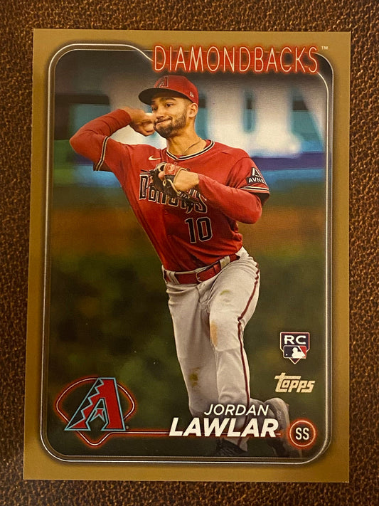 Jordan Lawlar - 2024 Topps Series 2 - Gold /2024 - Diamondbacks