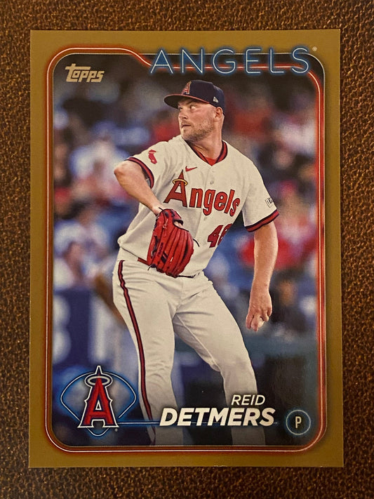 Reid Detmers - 2024 Topps Series 1 - Gold /2024 - Angels