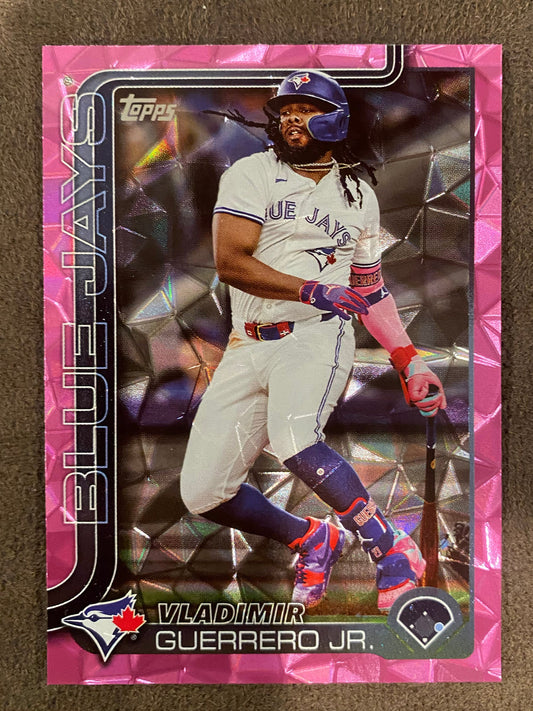 Vladimir Guerrero Jr. - 2025 Topps Series 1 - Pink Diamate - Blue Jays