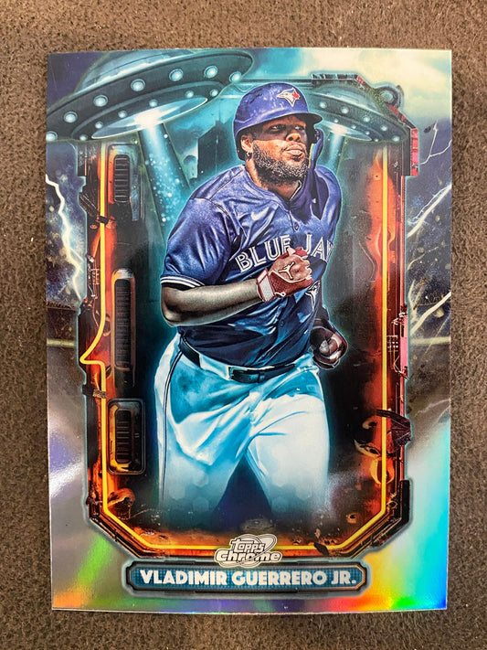 Vladimir Guerrero Jr. - 2025 Topps Chrome Cosmic - Extraterrestrial Talent Insert - Blue Jays
