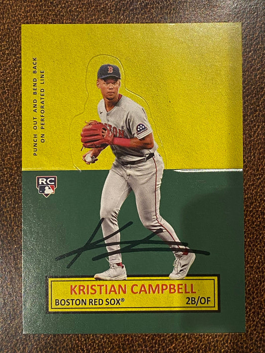 Kristian Campbell - 2025 Topps Archives - Stand Ups Insert - Red Sox