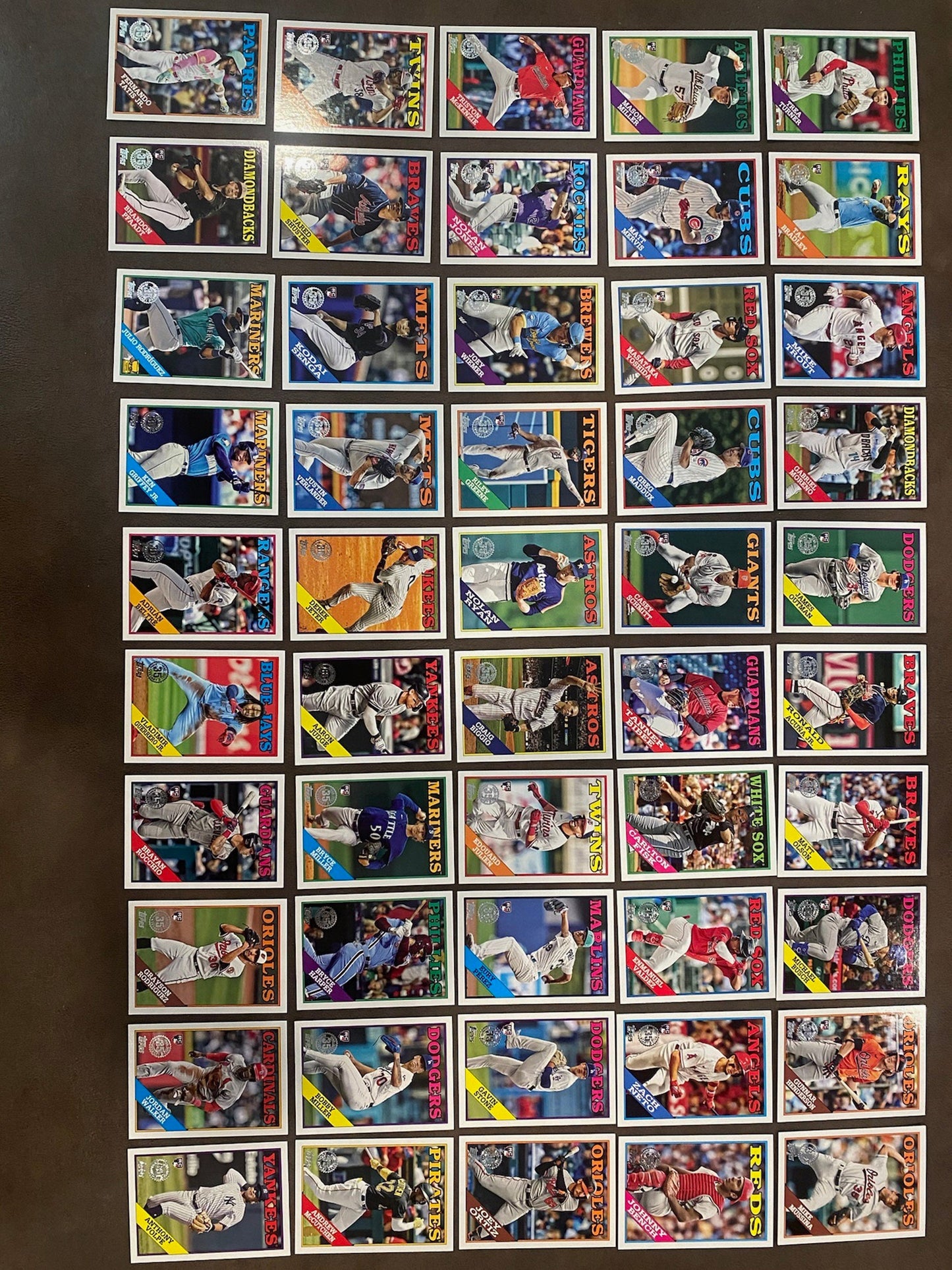 1988 Inserts (50 Cards) - 2024 Topps Update - Complete Set