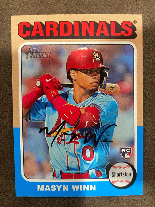 Masyn Winn - 2024 Topps Heritage - Base - Cardinals