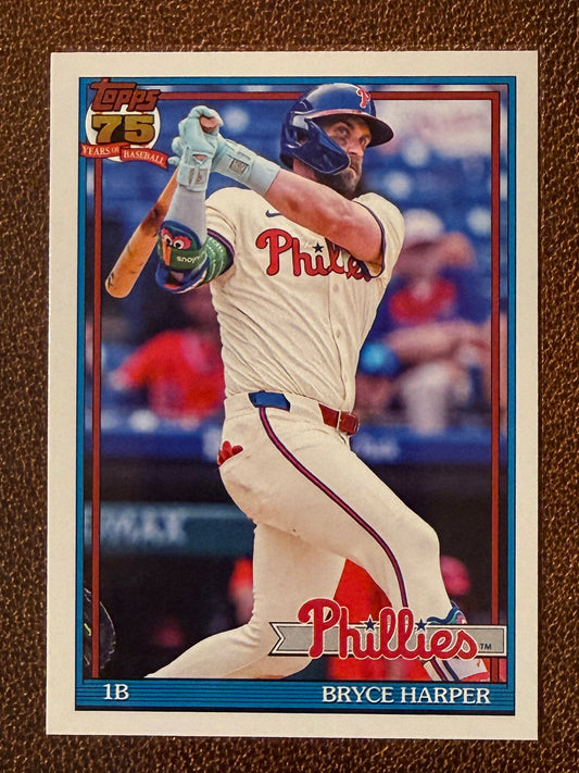 Bryce Harper - 2026 Topps Series 1 - 1991 Insert - Phillies