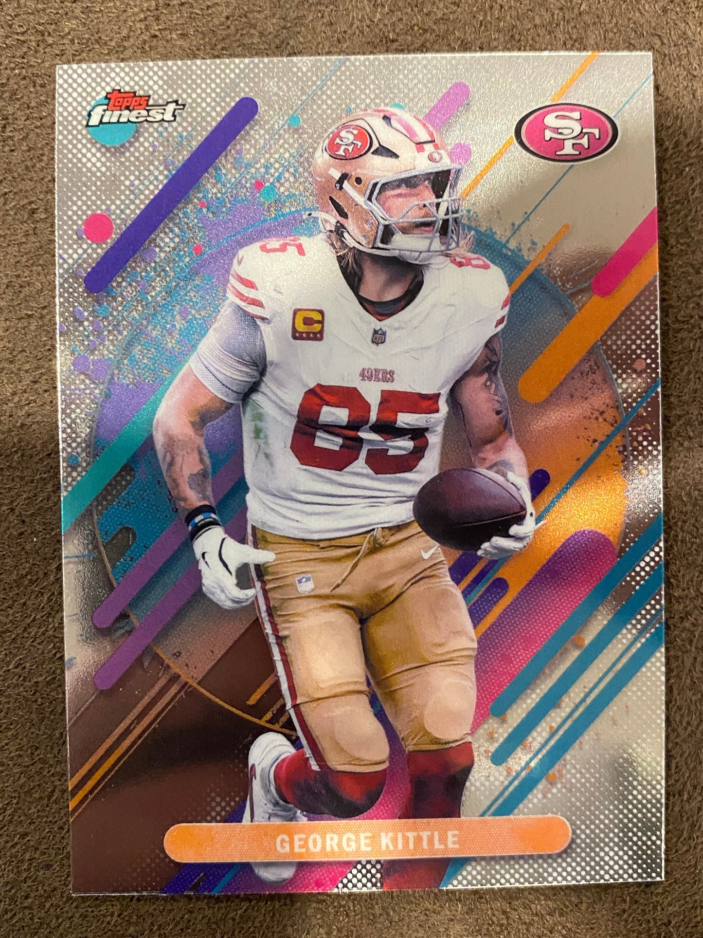 George Kittle - 2025 Topps Finest - Rare Base - 49ers