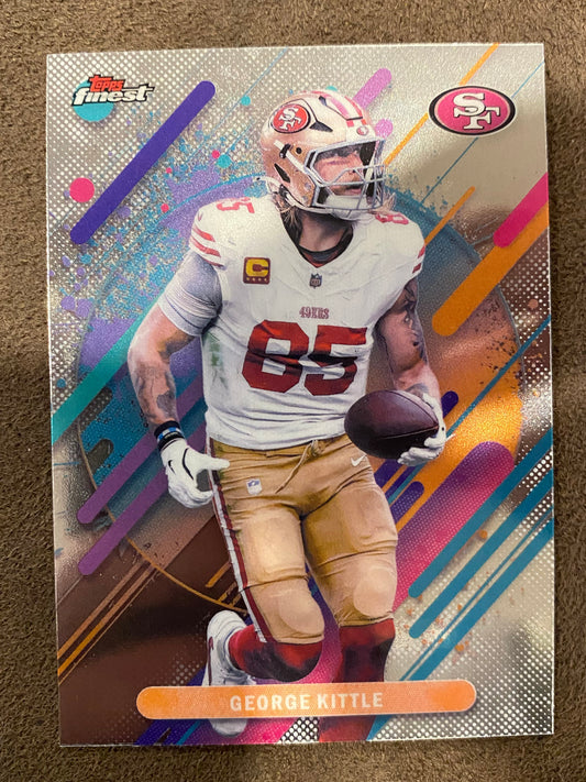 George Kittle - 2025 Topps Finest - Rare Base - 49ers