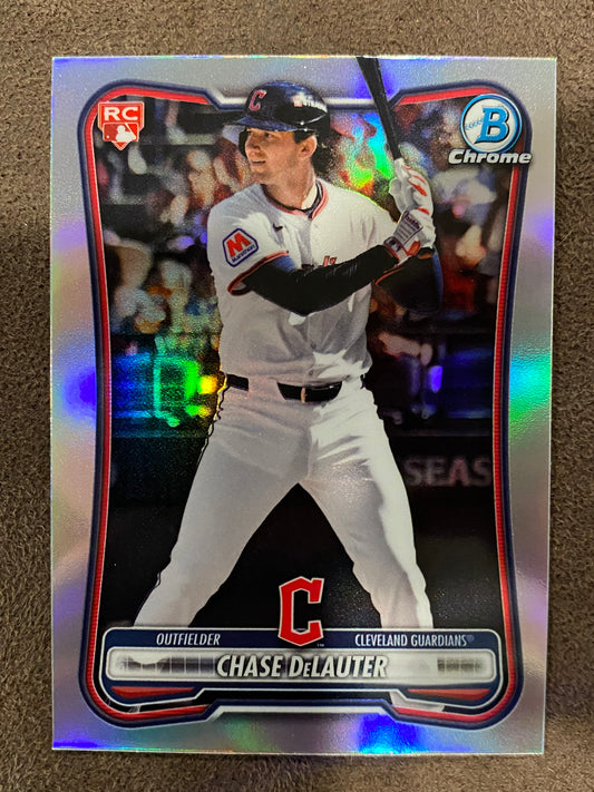 Chase DeLauter - 2026 Bowman - Red Rookie Redemption - Guardians