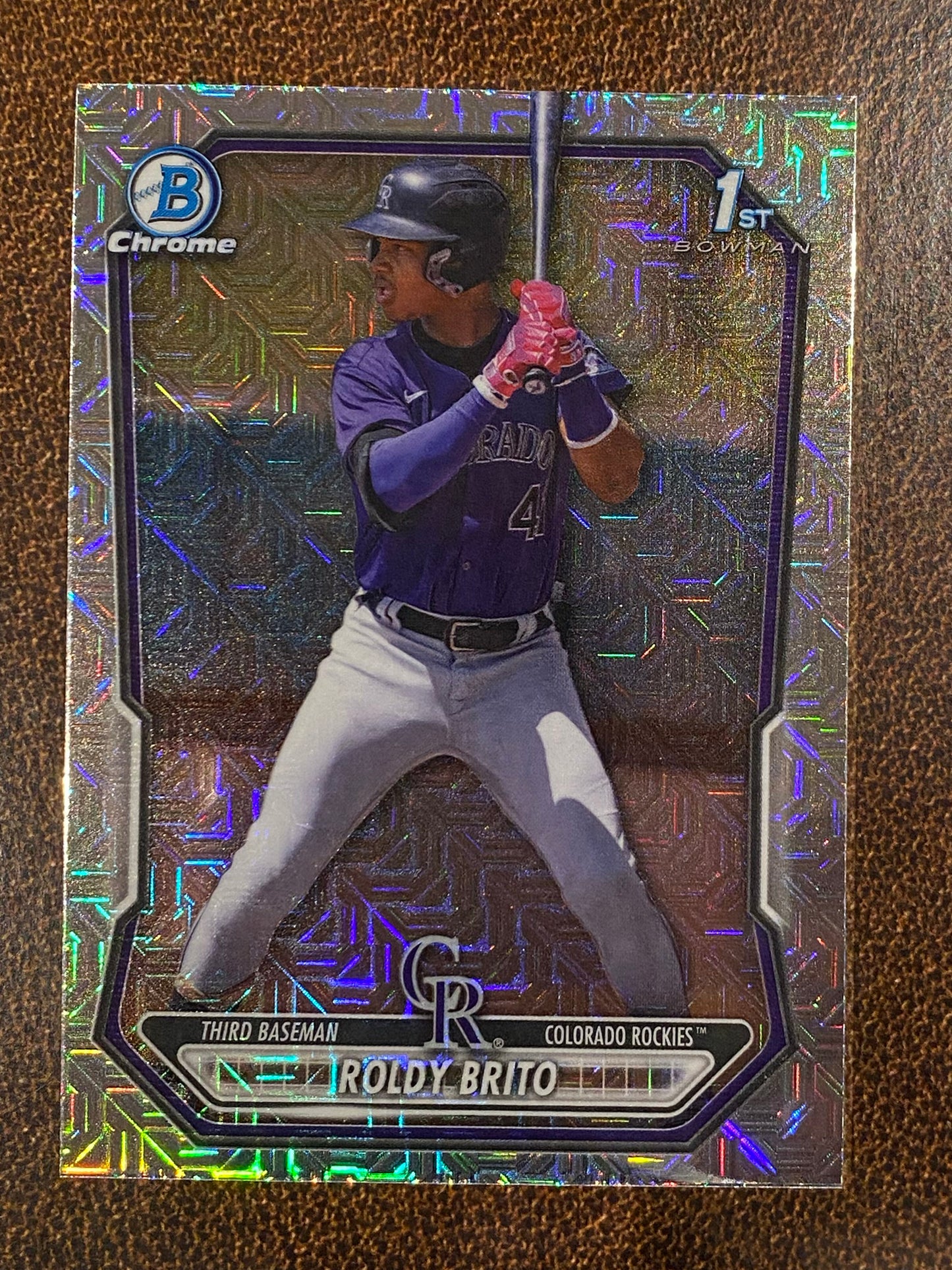 Roldy Brito - 2026 Bowman - 1st MOJO Refractor - Rockies