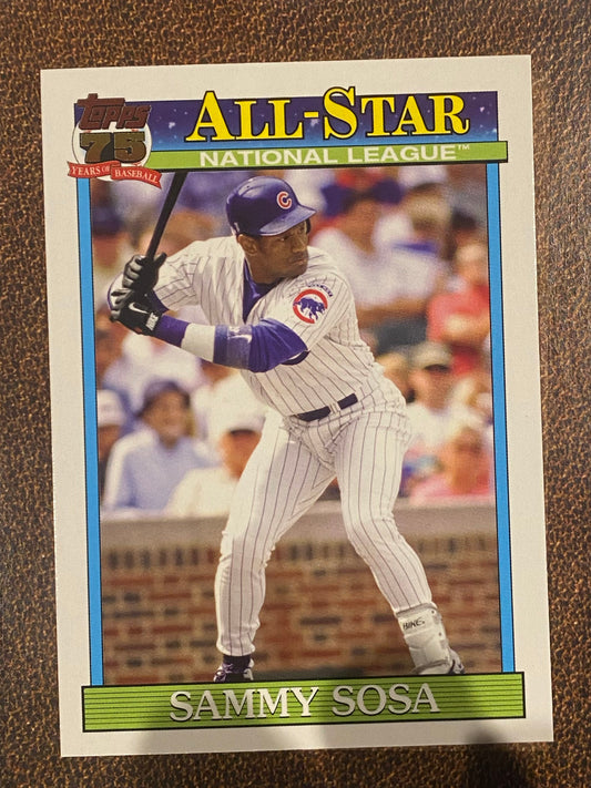 Sammy Sosa - 2026 Topps Series 2 - 1991 Topps All Stars - Cubs